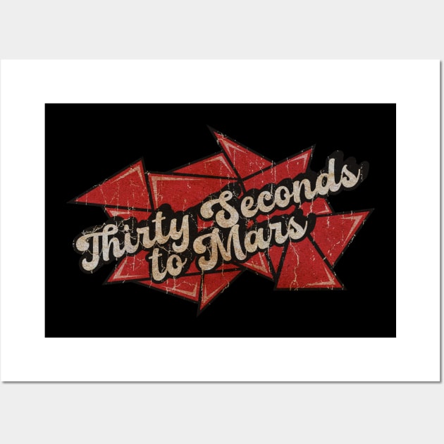 Thirty Seconds to Mars - Red Diamond Wall Art by G-THE BOX